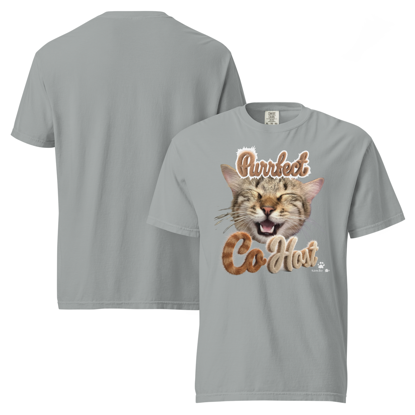 Rambo Purrfect CoHost T-Shirt Unisex garment-dyed heavyweight t-shirt
