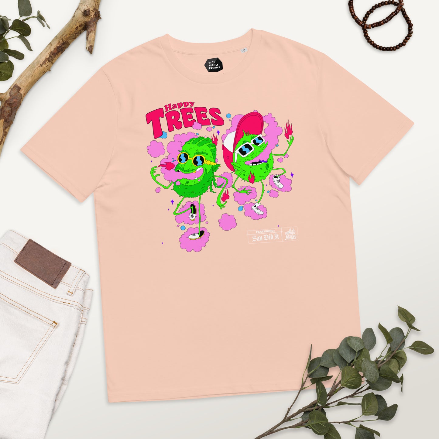 Happy Trees Unisex organic cotton t-shirt
