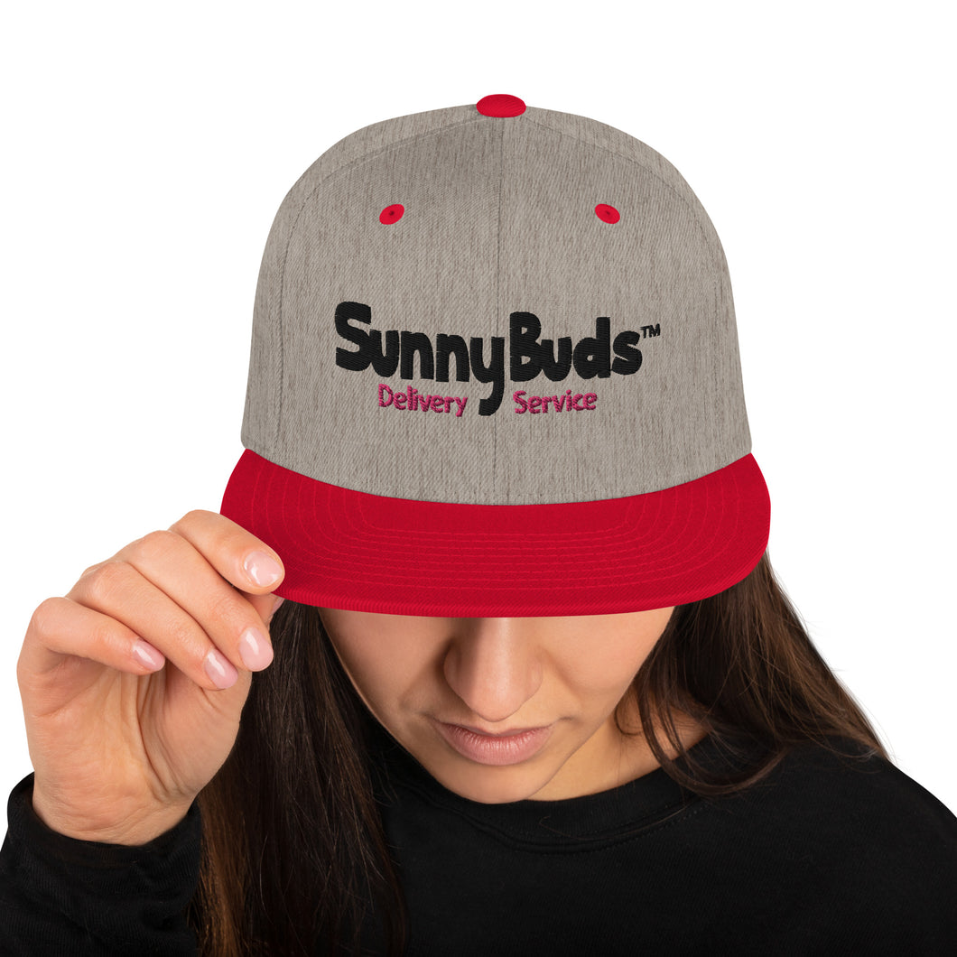 Sunny Buds Delivery Service Snapback Hat