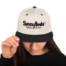 Load image into Gallery viewer, Sunny Buds Delivery Service Snapback Hat
