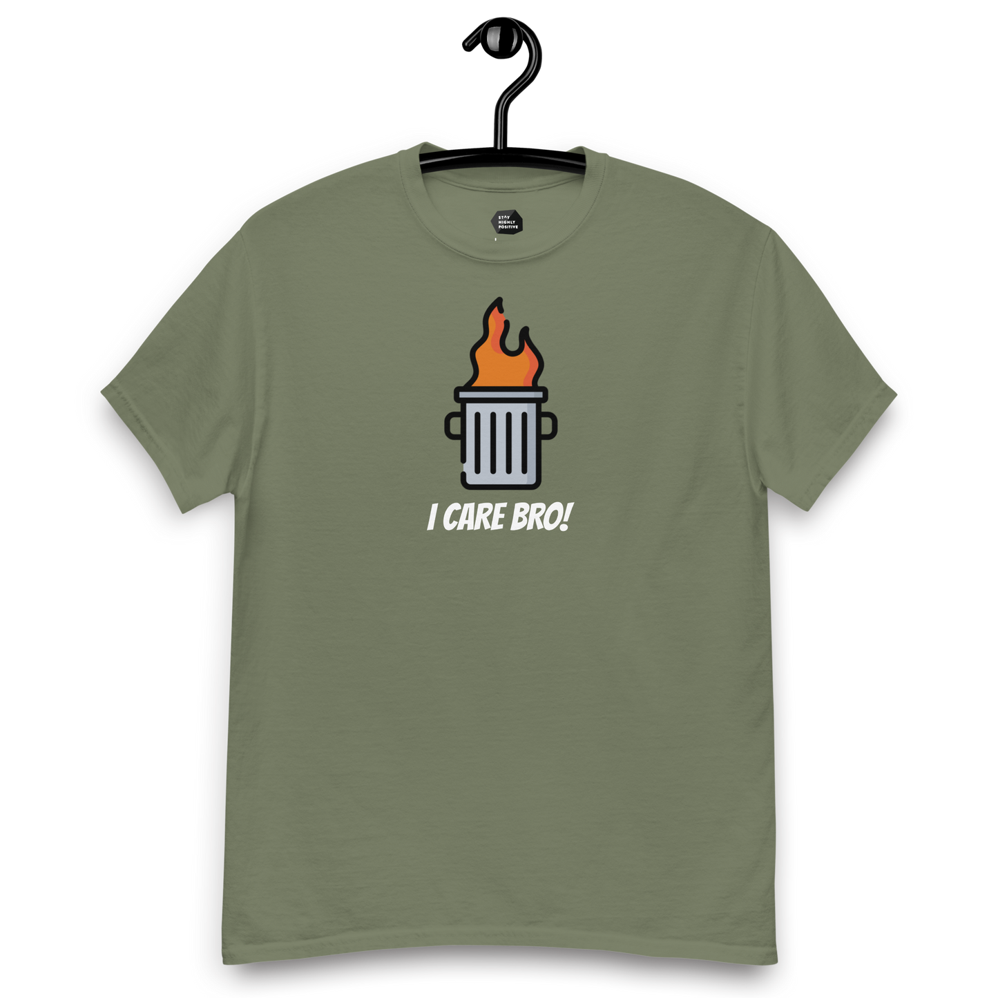I Care Bro! (Trash Fire) Men's classic tee