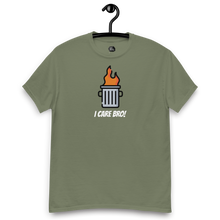 Load image into Gallery viewer, I Care Bro! (Trash Fire) Men&#39;s classic tee
