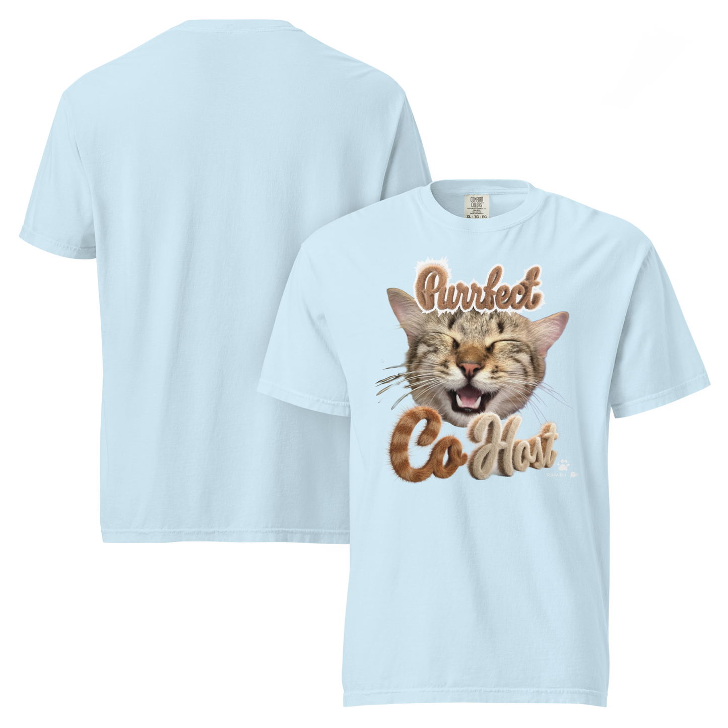 Rambo Purrfect CoHost T-Shirt Unisex garment-dyed heavyweight t-shirt