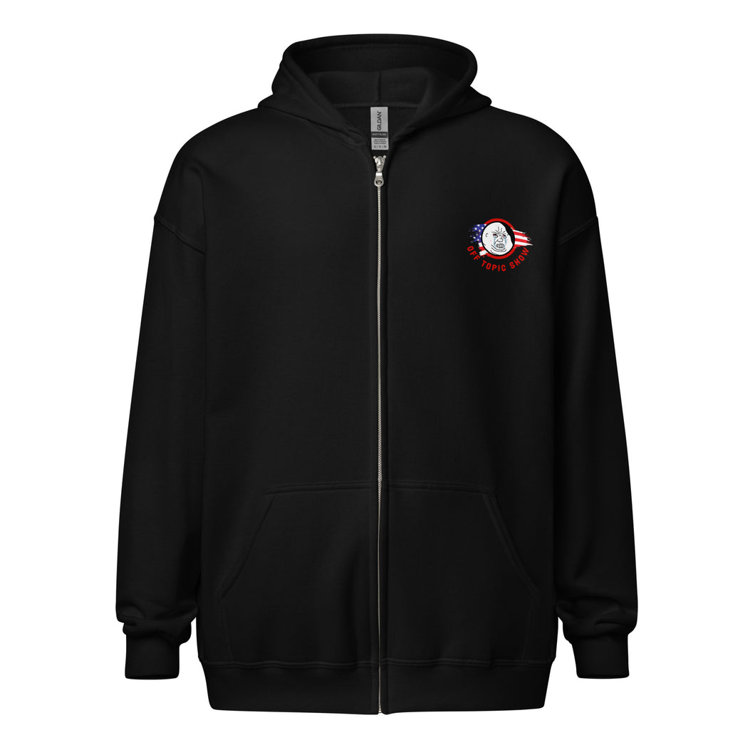Official Off Topic Show Unisex heavy blend zip hoodie