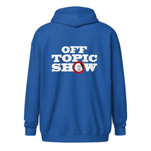 Load image into Gallery viewer, Official Off Topic Show Unisex heavy blend zip hoodie
