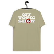 Load image into Gallery viewer, Off Topic Show American Unisex organic cotton t-shirt
