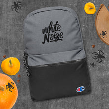 Load image into Gallery viewer, White Noize Signature Embroidered Champion Backpack

