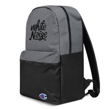 Load image into Gallery viewer, White Noize Signature Embroidered Champion Backpack
