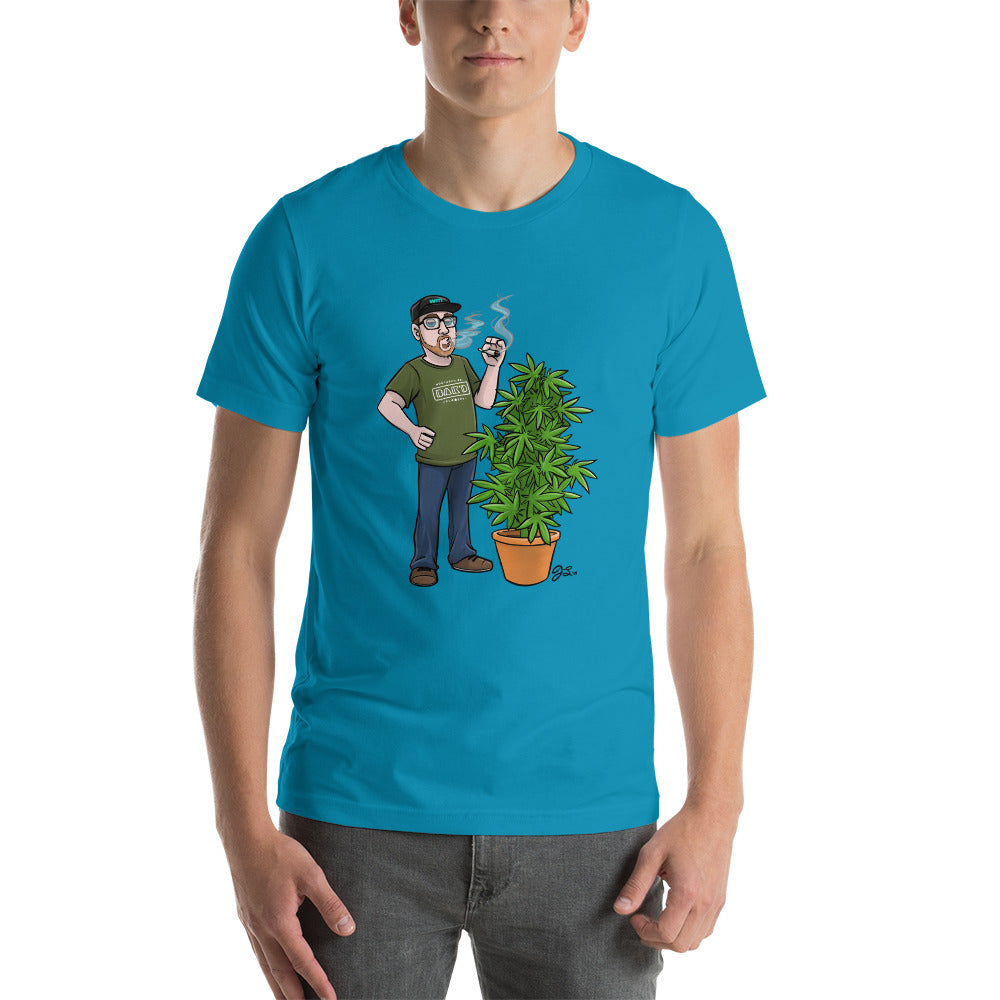 Man And his Cannabis Unisex t-shirt
